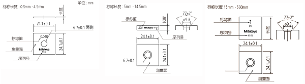 三丰不锈钢方形量块